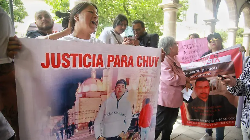 Manifestación de familiares de Chuy en Durango 